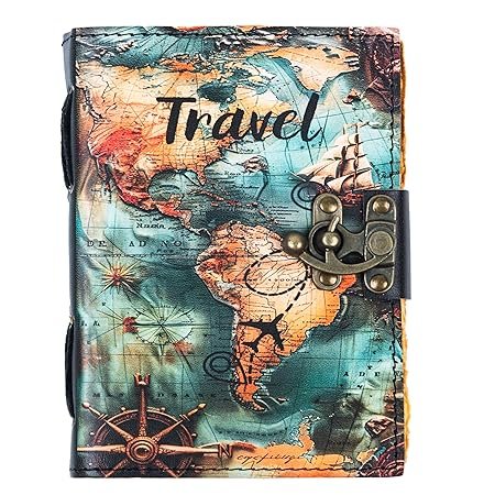 Vintage Leather Journal Diary for Women & Men Travel Diary
