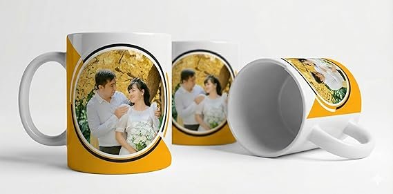 Custom Photo Mug,Customized Couple Photo Printed Mug
