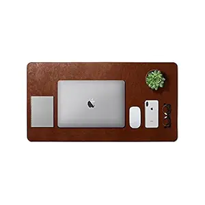 DailyObjects Large Premium Vegan Leather Desk Mat|Anti-Skid|Anti-Slip