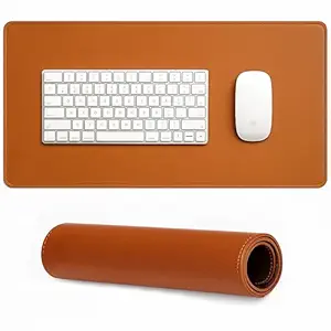 Vegan Leather Office Desk Mousepad -for Office Accessories